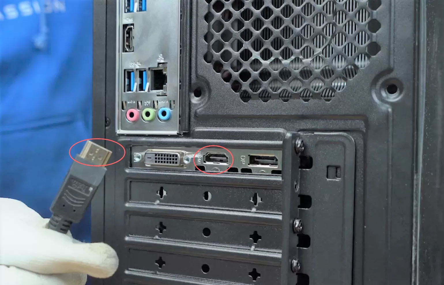 台式机(PC)电脑如何连接外接显示器?台式机(PC)电脑连接显示器方法