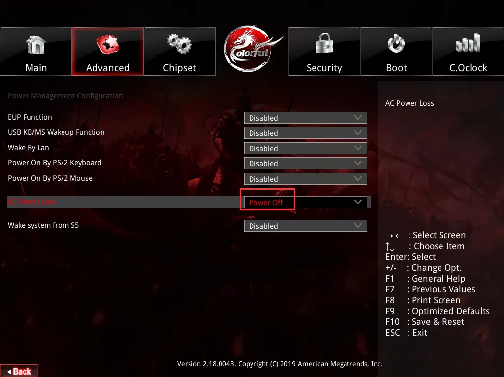 各品牌主板BIOS（AC recovery：交流电源恢复）通电自启远程开机设置教程（华硕、技嘉、七彩虹、微星、昂达等）