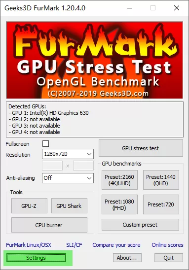 鲁大师温度压力测试和Furmark同时满载测试
