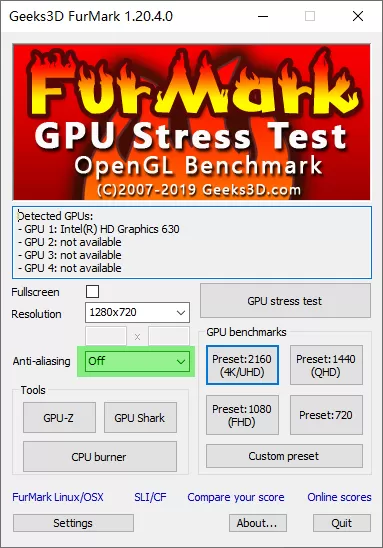 鲁大师温度压力测试和Furmark同时满载测试